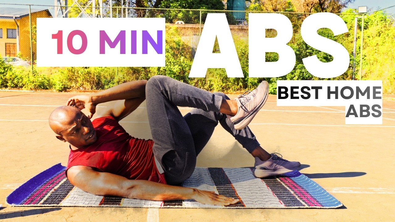 BEST 10 MIN ABS WORKOUT AT HOME | Follow Along | - YouTube