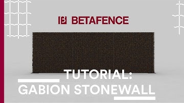 BETAFENCE - Hoe installeer je onze geluidsreducerende Gabion Stonewall?