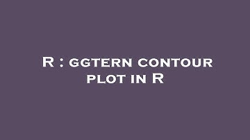R : ggtern contour plot in R