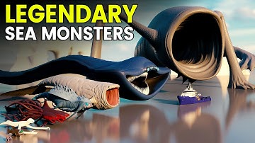 Legendary Sea Monsters Size Comparison 3D | BLOOP VS SEA EATER