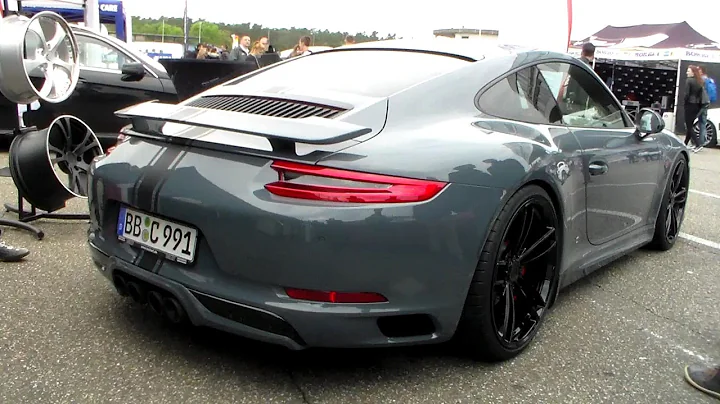 Techart 991 w/ Valve-controlled exhaust system "Racing" revs HD