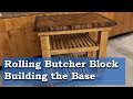 Butcher Block Countertop - Rolling Base