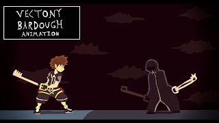 Sora Vs Roxas Kingdom Hearts 2: MS Paint Animation