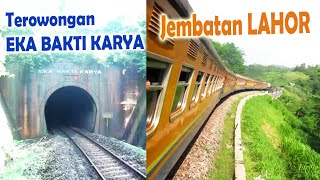 Melewati Terowongan Eka Bakti Karya Malang dan Jembatan Lahor Naik Kereta Api Penataran Tempo Dulu