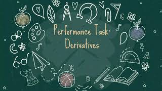 Performance Task: Derivative Profile