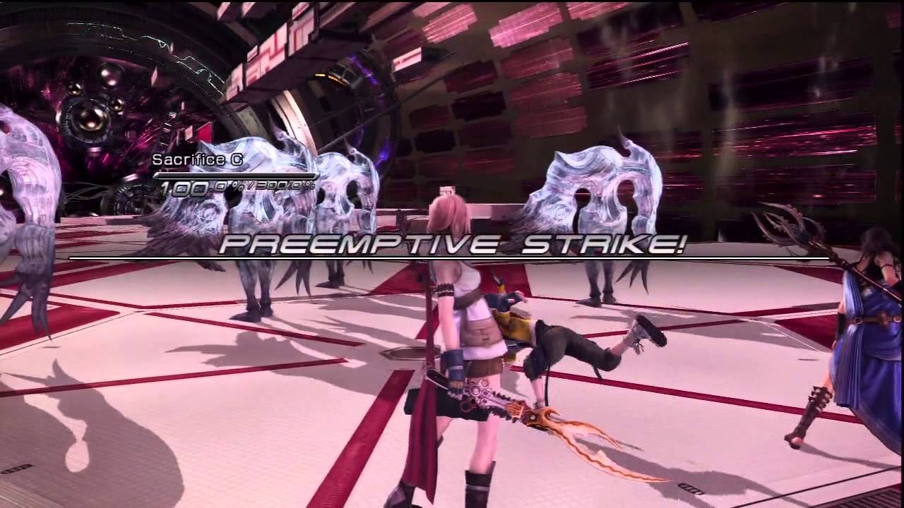 Final Fantasy XIII - Sacrifice (gil) farming - Stage 9 all roles