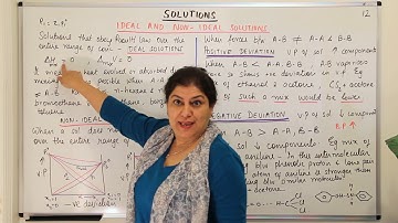 XII-2 #13, Ideal and Non - Ideal Solutions