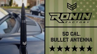 Ronin Factory 50 Cal Bullet Antenna Review / Installation on my Ford F150