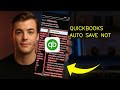 How To Fix Auto Save Not Working In QuickBooks Desktop 2026 (STEP BY STEP)
