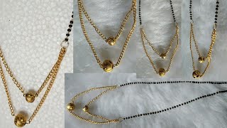 Diy||how to make designer mangalsutra at home#youtube#world of Creations