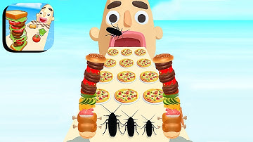 Sandwich Runner ​- All Levels Gameplay Android,ios (Levels 414-418)