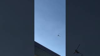 R44 flyby at my friends house