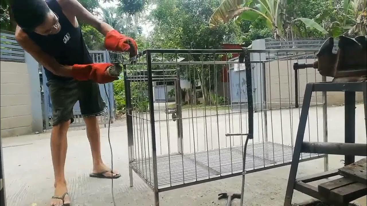 Stainless Dog Cage Crib Type YouTube