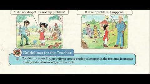 English Class 6 Lesson 3 Chapter 2"Surrounded by Trash"