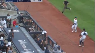 Gio Urshela Makes Incredible Play And Falls Into Tampa Bay’s Dugout To Make The Catch