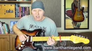 How to play the Red Rocks Riff by Ben Howard - Bantham Legend tutorial