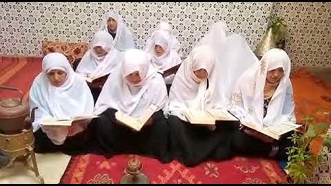 حفظ سورة الغاشية للمبتدئين من لدن مستفيدات محو الامية...(تارودانت)