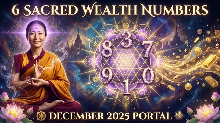 6 LUCKY NUMBERS TO WIN JACKPOT DECEMBER 2025 | Rare Cosmic Money Alignment