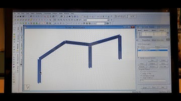 staadpro : analysis of portal frame