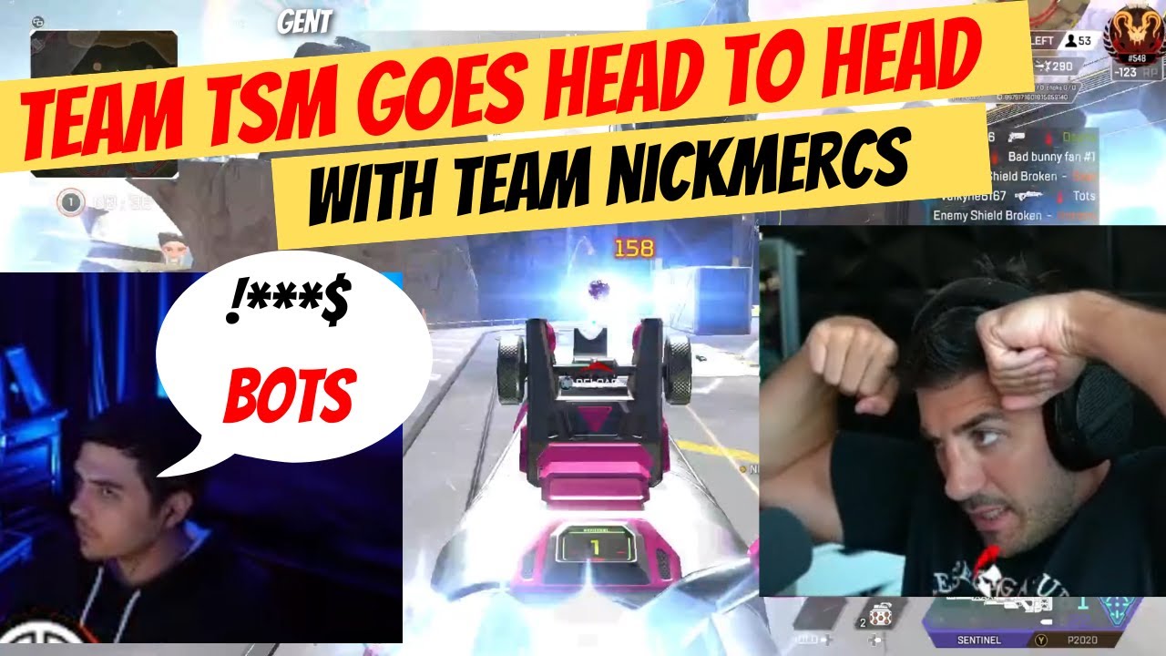 Team Tsm imperialhal Goes HEAD to HEAD with Team nickmercs #apex # ...