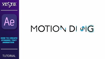 Dynamic Text Animation in After Effects | Project Breakdown | Vesto Design