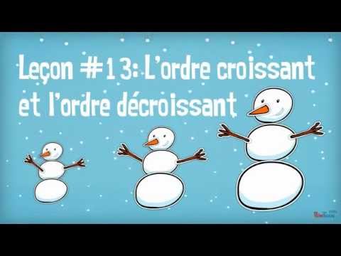 Vidéo: Qu'est-ce que l'ordre numérique signifie?