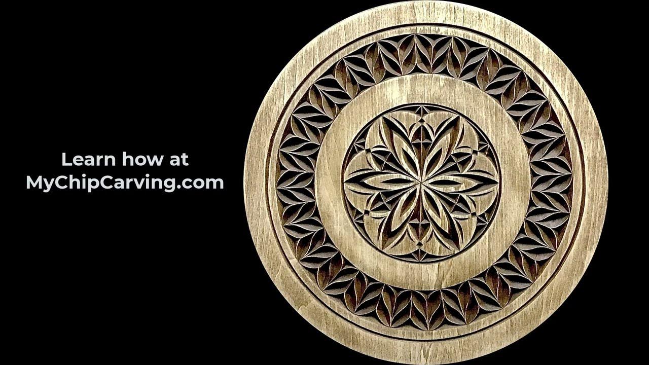 Chip Carved Plate, Can you carve this?? YouTube