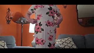 I show you my OutFit Of The Day I wear a Dress and Secrets In Lace Signature RHT Pink Stockings