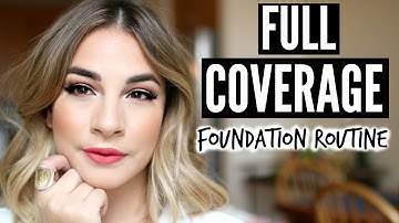 Full Coverage Foundation Tutorial | Highlight, Contour, Baking