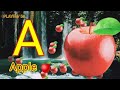 Abcd songa for appleb for ball phonic song with one wordalphabetsnursery rhymeskids learning