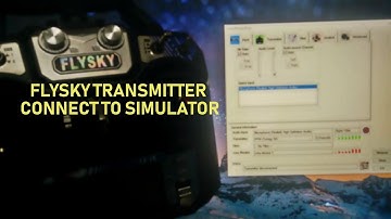 Flysky Transmitter Connect to Flight Simulator(PC)