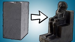 Stone Carving a Pharaoh | Start to Finish
