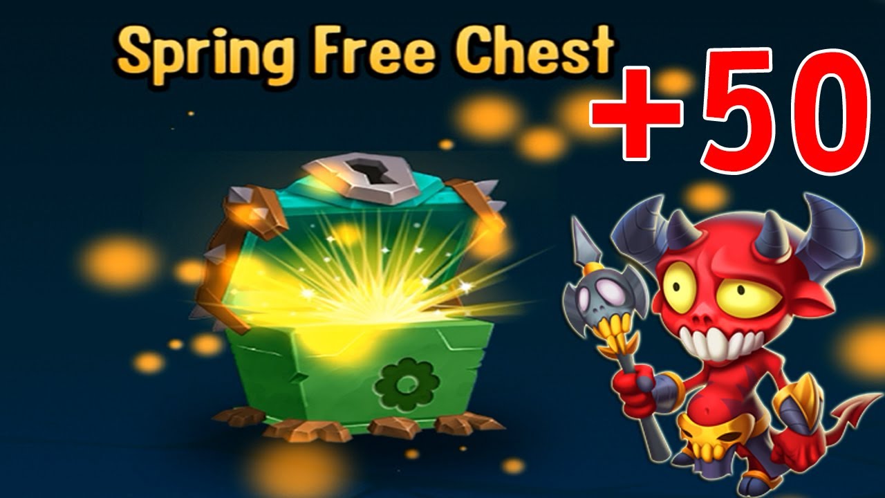 Monster Legends Open Spring Free Chest +50 Random chest Birthday