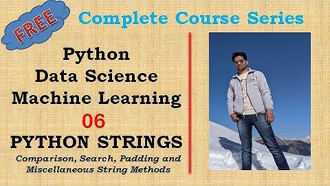 Python Strings Basic to Advance (Part 3) - #06 Complete Python Tutorial | Beginners Level