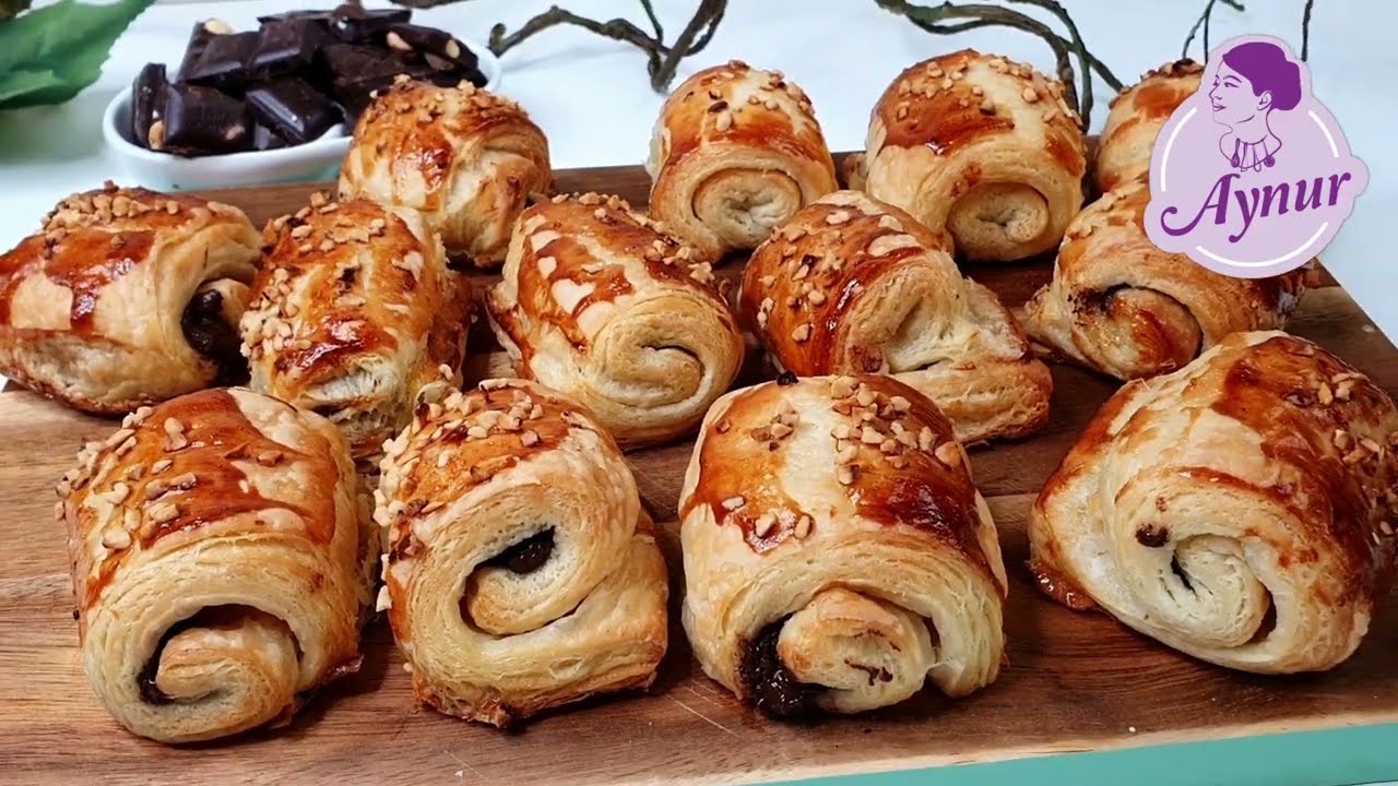 Schokoladen Croissant mit selbstgemacht Blätterteig besser als meim ... Schokoladen Croissant mit selbstgemacht Blätterteig besser als meim ...