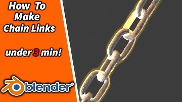 How to Make a Chain in Blender (under 3 minutes)