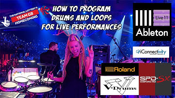Live performance programming of Drums & Loops with Ableton Live 11