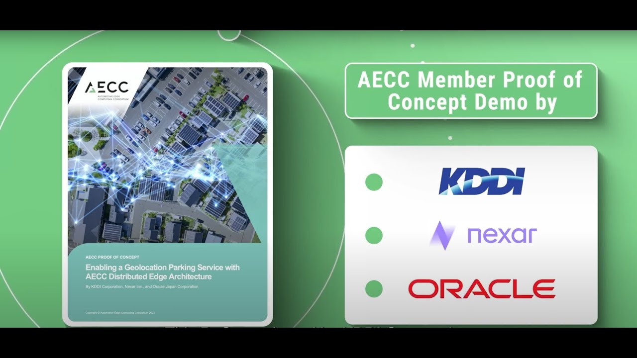 AECC Proof of Concept Demo by KDDI, Nexar, Inc. and Oracle Japan (With Subtitles)
