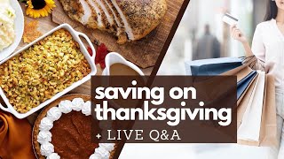Saving on Thanksgiving Dinner & Deals!