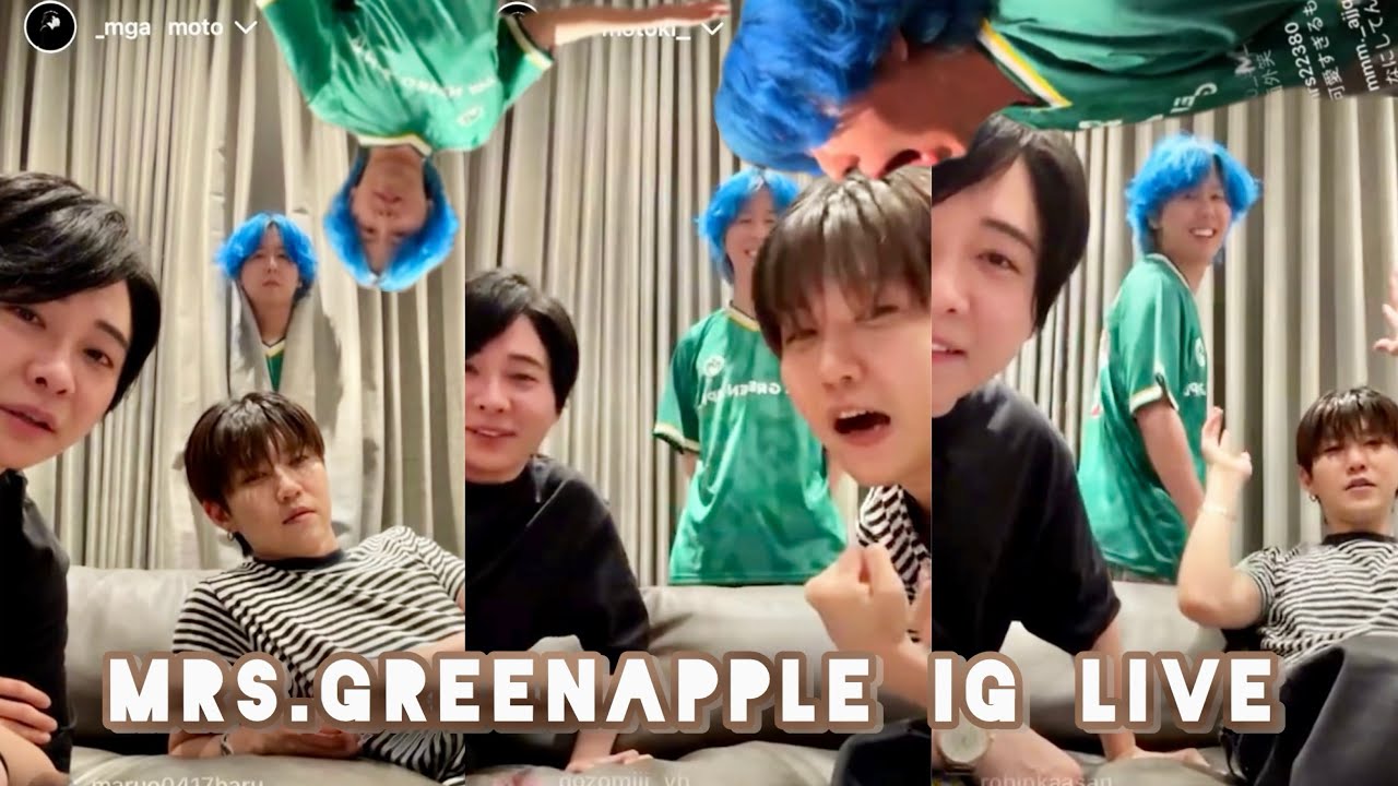20250709 ｜Mrs.GreenApple🍏 IG LIVE 🫧  #mrsgreenapple