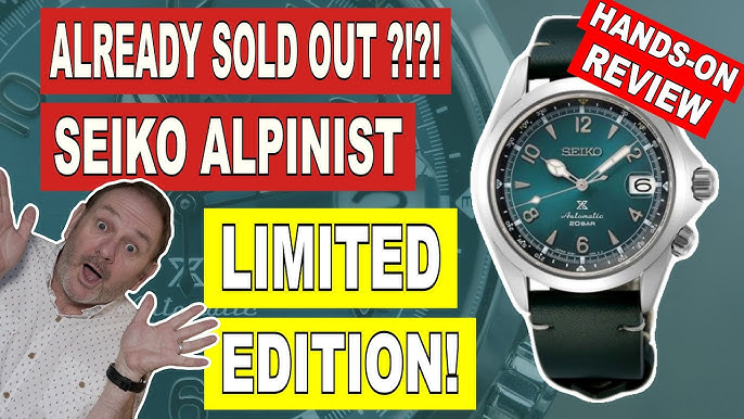 REVIEW: 2020 Seiko Alpinist SPB199J1 Mountain Glacier Europe Limited  Edition | Prospex - YouTube