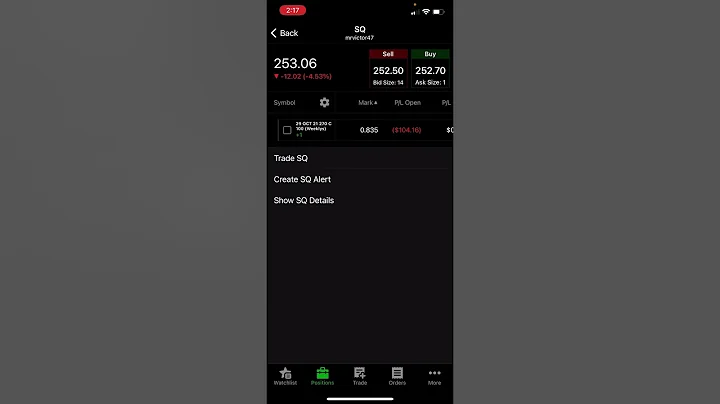 Trailing Stop Explained - TOS (ThinkOrSwim mobile)