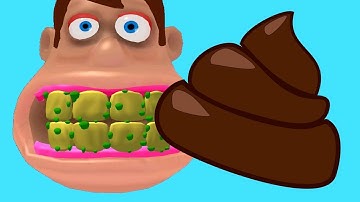 TEETH RUNNER - Gameplay Walkthrough - All Levels (IOS, Android)