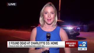 Investigation underway after two found dead in Charlotte County