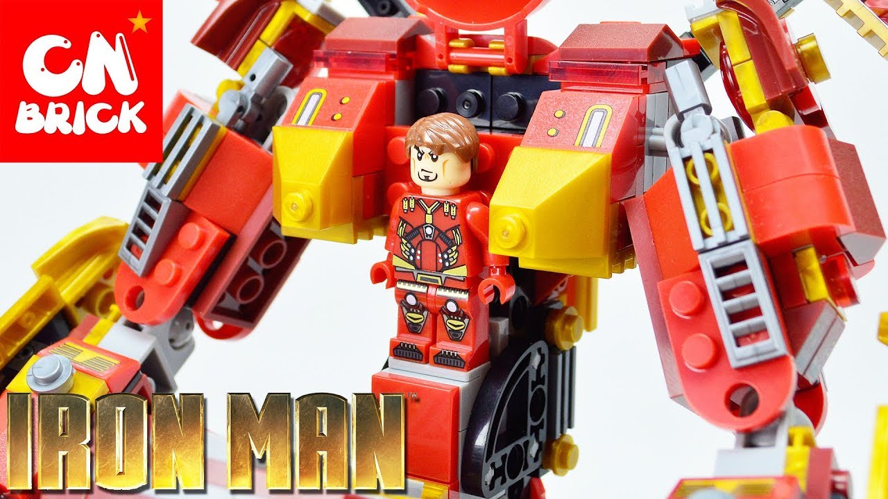 binde Plateau syndrom LEGO IRON MAN HULKBUSTER MK44 ROBOT SEMBO BLOCK 60030 Unofficial LEGO lego  videos - YouTube