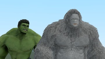HULK VS SCP-1000!! Garrys Mod Sandbox