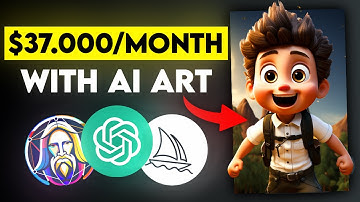 5 EASY Ways To Make Money With AI Art ($37,000/MONTH)