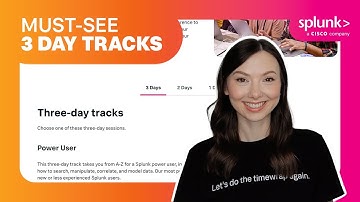 Popular Splunk University 3-DAY Tracks