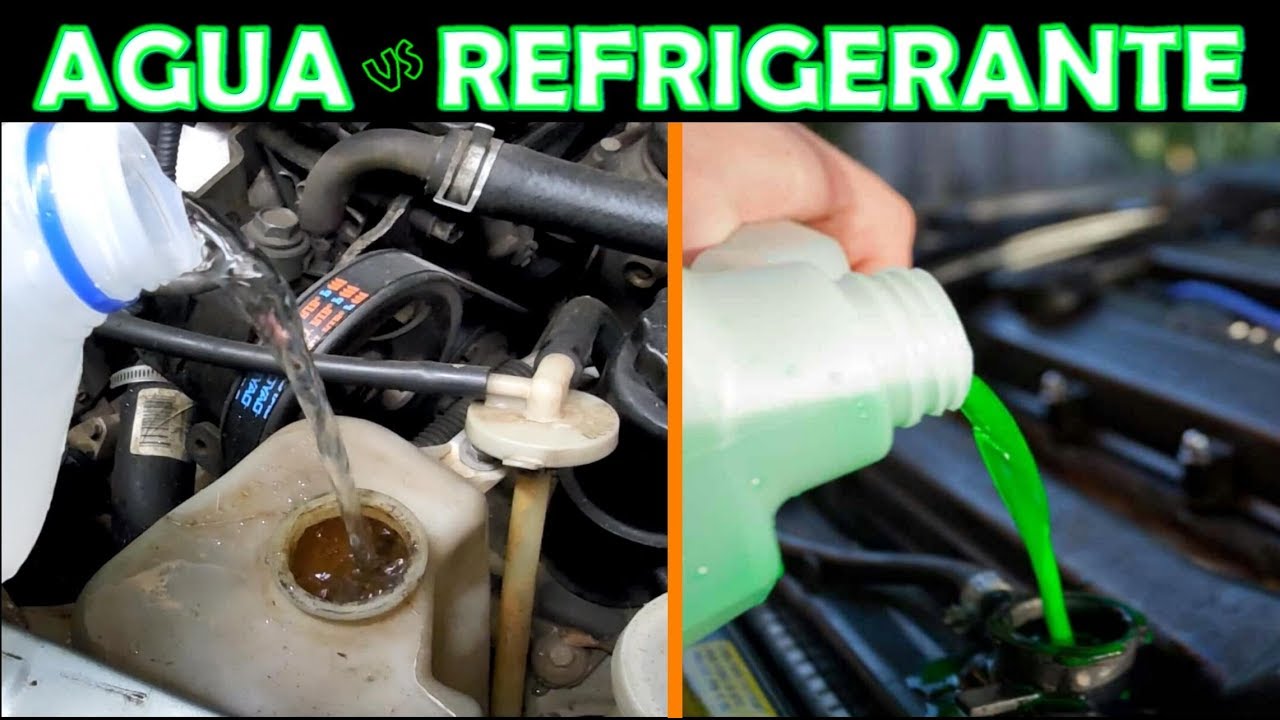 Que Pasa si Ponemos Agua en Vez de Refrigerante? (sistema de enfriamiento  del motor) - YouTube