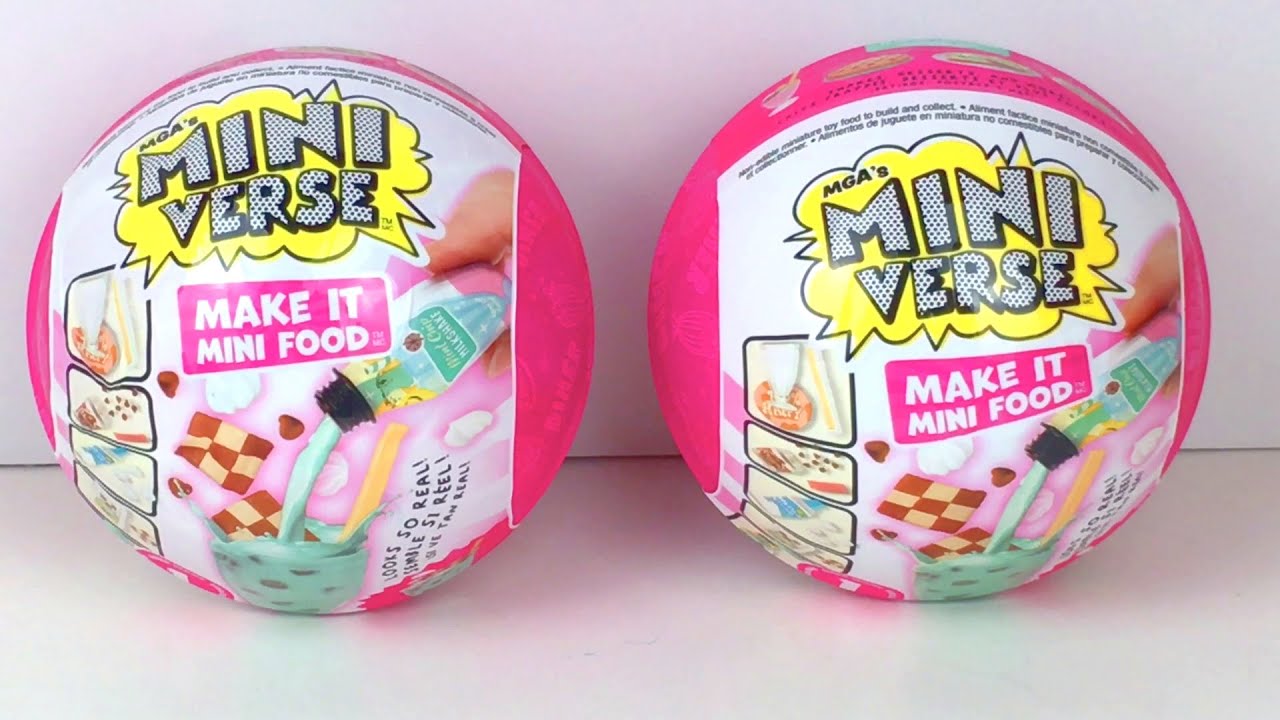 MGA'S MINI VERSE Make It Mini Food Diner Series 1 Blind Balls New